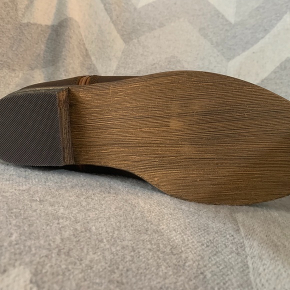 Santa Fe Boot Tan Leather & Suede Ankle Cowboy Boot - Picture 7 of 9